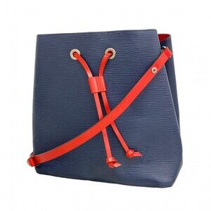 Louis Vuitton Shoulder Bag Epi Neo Noe Indigo Blue